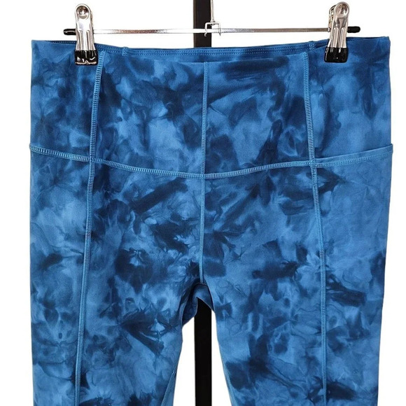 Sweaty Betty Super Soft Tie Dye Blue Leggings Size 10 - Picture 8 of 8